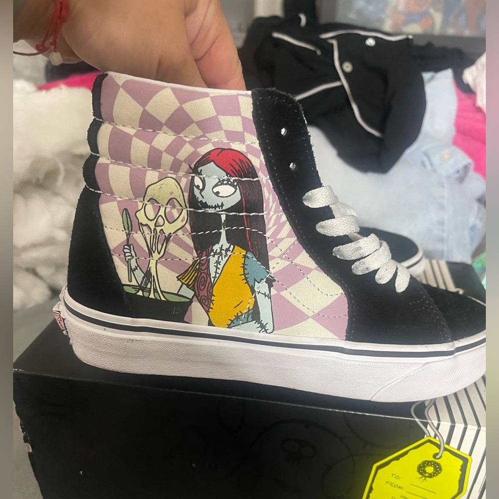 Vans X Disney The Nightmare Before Christmas Sk8-hi Jack and Sally shoes